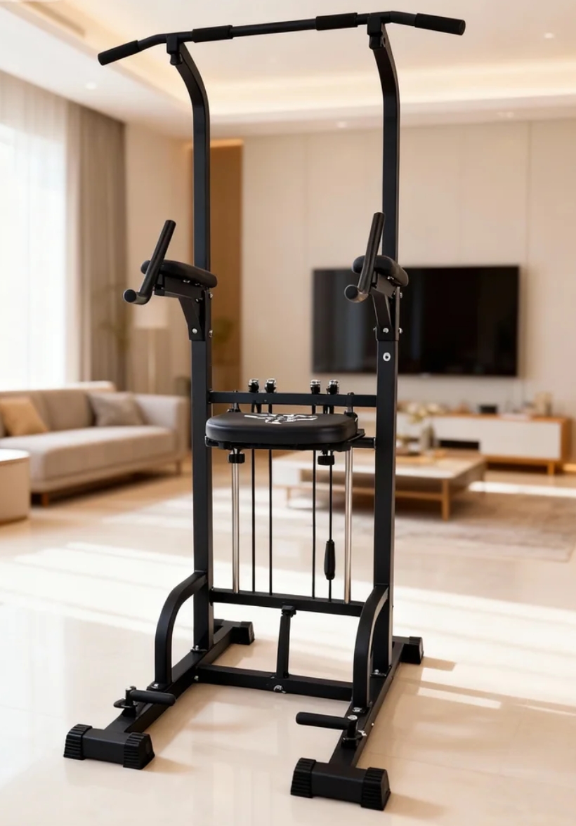 Home Bar And Gym - 파워 타워 풀업 딥스테이션 450LBS 홈짐