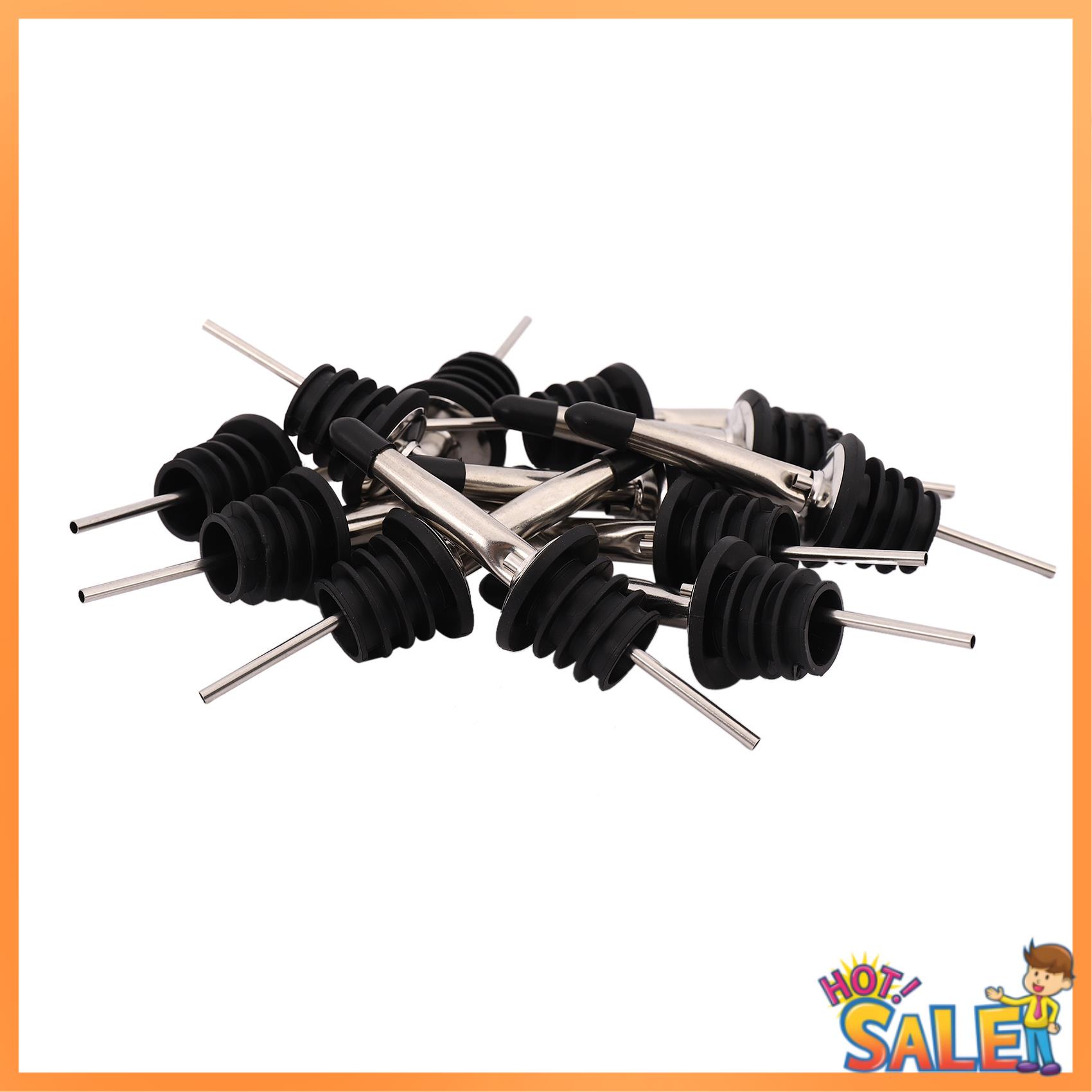 Speed Pourer Cap - AB68 12Pcs 스테인레스 스틸 스피릿 병