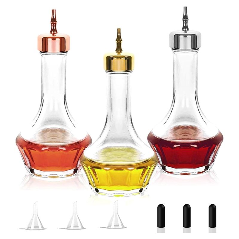 Bitters Bottle Set - A04G-비터스 병 세트 3개-1.7Oz/50Ml 다셔 병,