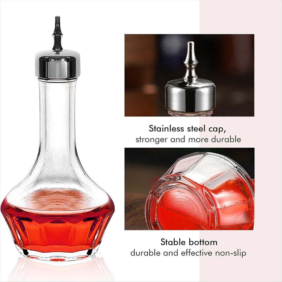 A75K 6개입 비터스 병 세트(50ml/1.6oz 유 - Bitters Bottle Set 리뷰 및 가격