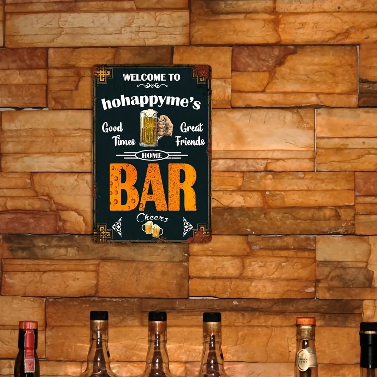 1개 맞춤 제작 가능한 빈티지 금속 바 사인, 개인 맞 - Home Bar Signs 리뷰 및 가격