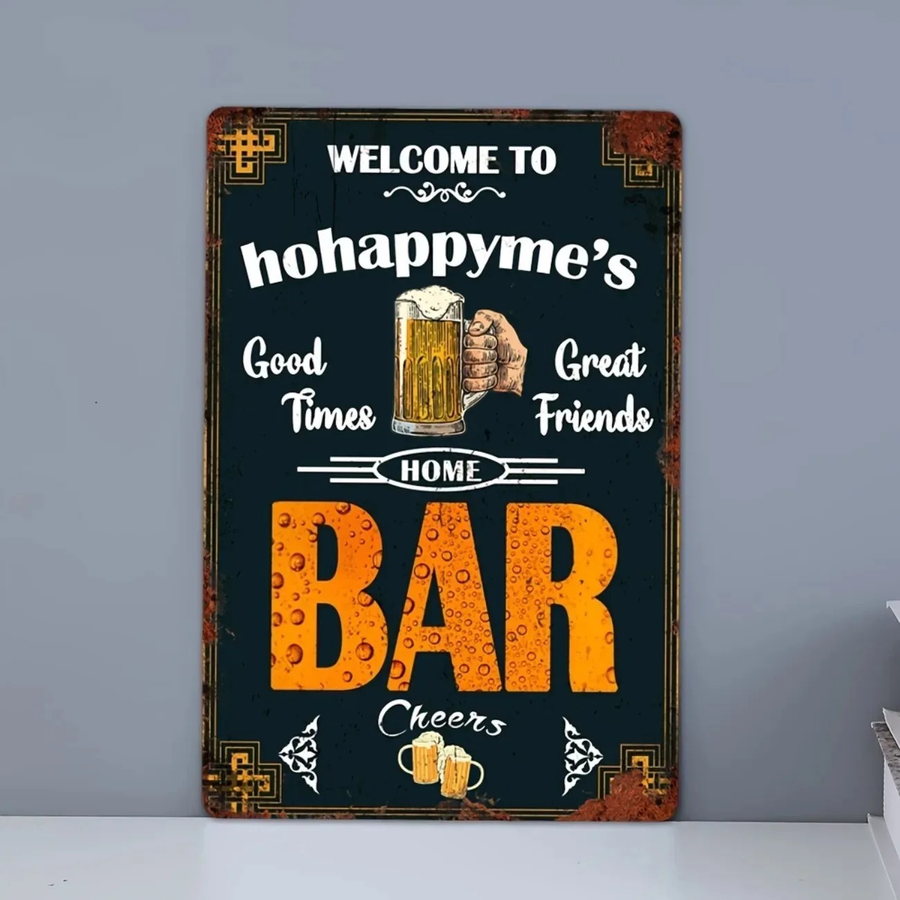 1개 맞춤 제작 가능한 빈티지 금속 바 사인, 개인 맞 - Home Bar Signs 리뷰 및 가격
