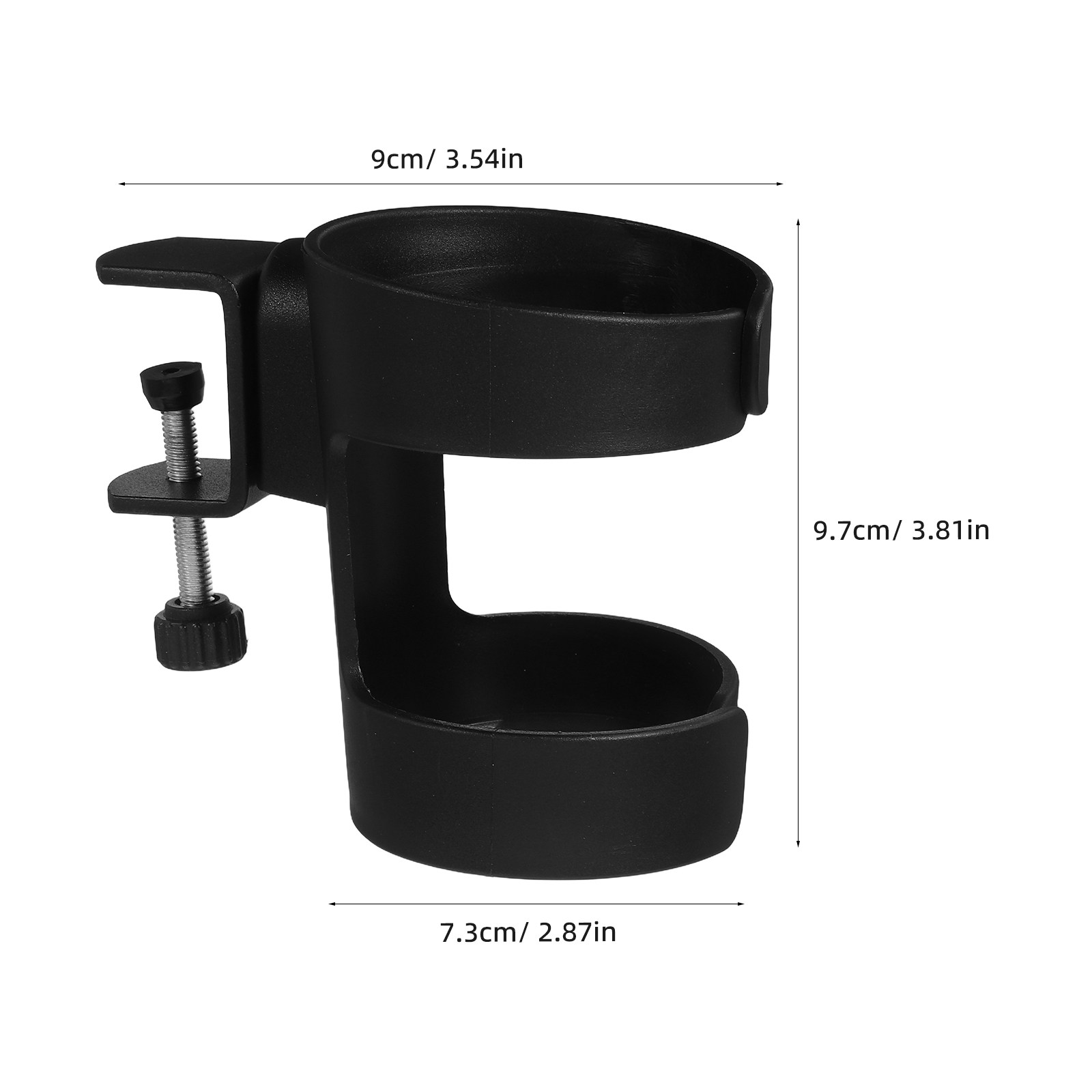 책상 컵 홀더 클램프 조절 가능한 금속 책상 가장자리  - Home Bar Setup 리뷰 및 가격